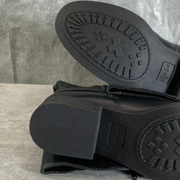 STYLE & CO Women's Black Marliee Full Side-Zip Round-Toe Tall Riding Boots SZ7.5 - Picture 6 of 8